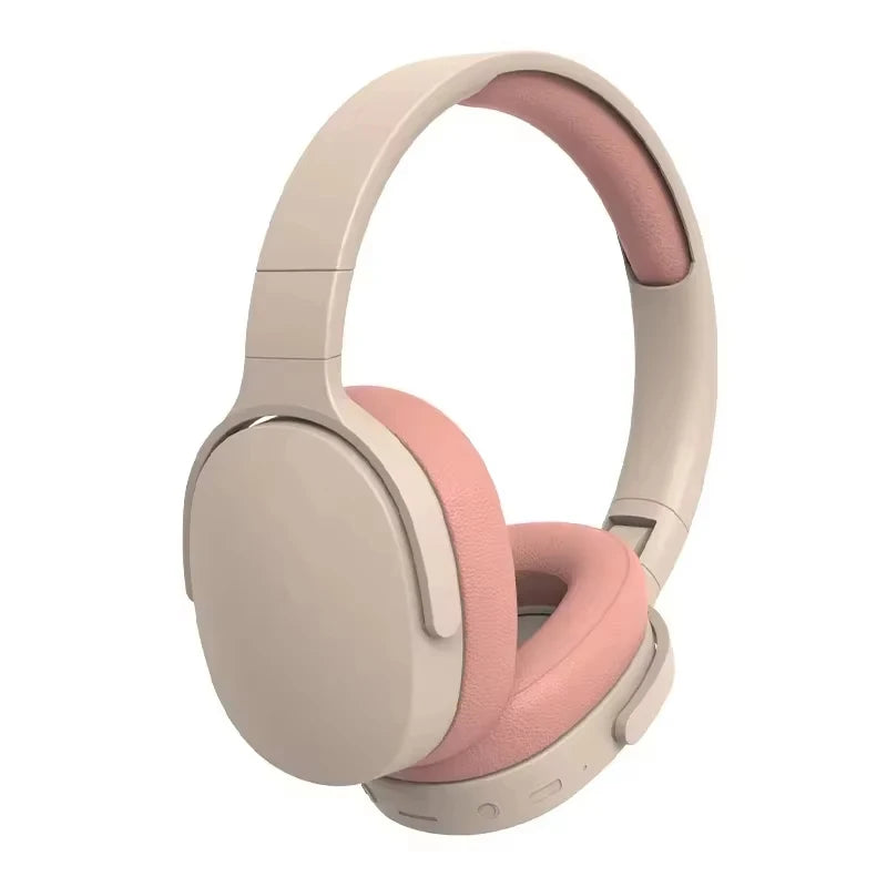 Wireless Bluetooth 5.3 Headphones Over Ear HIFI Stereo Headsets True Sports With Earphones TF/AUX Music Player With Mic