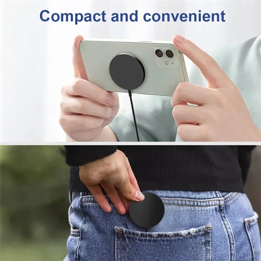 Magnetic Wireless Charger Pad 100W Phone Chargers For iPhone 15 14 13  Pro Max Airpods Portable Macsafe PD Fast Charging Station