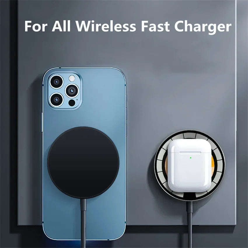 Magnetic Wireless Charger Pad 100W Phone Chargers For iPhone 15 14 13  Pro Max Airpods Portable Macsafe PD Fast Charging Station