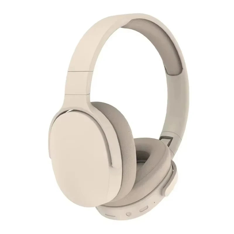 Wireless Bluetooth 5.3 Headphones Over Ear HIFI Stereo Headsets True Sports With Earphones TF/AUX Music Player With Mic