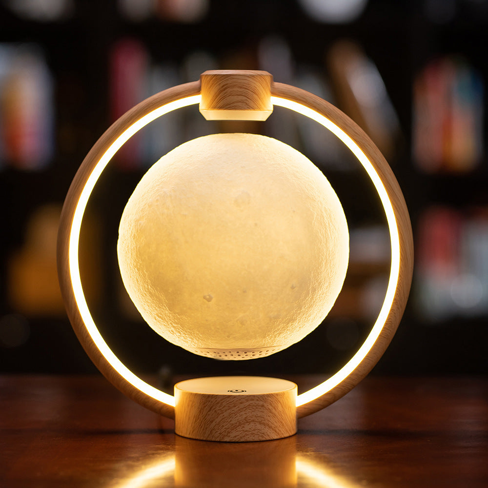 Floating Moon Glow Light Bluetooth 3D Stereo Diy Colorful Glare